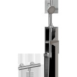 Hansa - prisma - set de douche avec thermostat, 3 jets, chrome 48130421