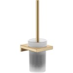 Hansgrohe - addstoris porte - brosse wc mural en verre mat, bronze bross (41752140)