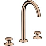 Hansgrohe - axor one robinetterie de lavabo 3 trous select 170 avec Hansgrohe - axor one robinetterie de lavabo 3 trous select 170 avec