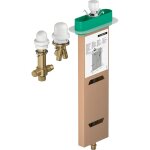Hansgrohe - corps d'encastrement pour mitigeur 3 trous sur bord de baignoire ou plage de carrelage