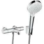 Ecostat 1001 cl pack mitigeur thermostatique bain / douche + set crometta porter's 1, 25m / douchette ... Ecostat 1001 cl pack mitigeur thermostatique bain / douche + set crometta porter's 1, 25m / douchette ...