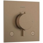 Hansgrohe ecostat comfort e - mitigeur thermostatique encastr, 2 sorties, bronze bross 33716140