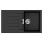Hansgrohe - s520 - f345 evier encastré 345 avec égouttoir noir graphite Hansgrohe - s520 - f345 evier encastré 345 avec égouttoir noir graphite