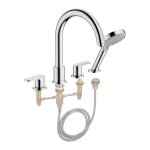 Hansgrohe - mlangeur bain douche 4 trous vernis blend chrom + corps d'encastrement