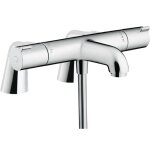 Mitigeur baignoire thermostatique hansgrohe ecostat 1001 cl chrom avec colonnettes