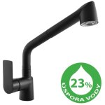 Hansgrohe mitigeur �vier rav slez�k vltava avec douchette extractible, 2 jets noir vte411. 0cmat