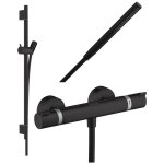 Hansgrohe - pack mitigeur douche thermostatique ecostat comfort + barre unica s puro + flexible + pommeau ... Hansgrohe - pack mitigeur douche thermostatique ecostat comfort + barre unica s puro + flexible + pommeau ...