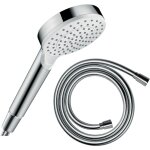 Hansgrohe - pommeau de douche crometta + flexible isiflex 160 cm chromé Hansgrohe - pommeau de douche crometta + flexible isiflex 160 cm chromé