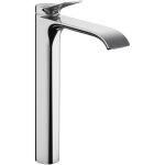 Hansgrohe vivenis mitigeur de lavabo surlev 250 sans tirette ni vidage, bec cascade, chrome (75042000) ...