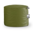 Happers - pouf tabouret similicuir indoor menthe kaki Happers - pouf tabouret similicuir indoor menthe kaki