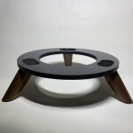 Harman kardon glass series et crystal 4e g�n�ration de support audio de bureau en bois massif absorbant ...