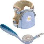 Harnais pour chat, laisse pour petit chien, harnais r�glable pour chaton, ensemble harnais et laisse ...