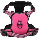 Harnais pour chien avec laisse et collier rglables rose m vidaxl