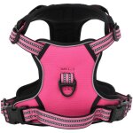 Harnais pour chien avec laisse et collier rglables rose l - vidaxl