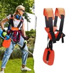 Harnais debroussailleuse, sangle pour d�broussailleuse, sangle de tondeuse � gazon r�glable, equip� d'�paulett ...