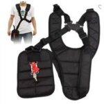 Harnais � double bandouli�re rembourr�e boutonnage s�curit� bretelles pour d�broussailleuse tondeuse ...