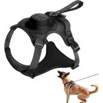 Harnais et laisse pour chien sans traction ? harnais gilet tout - en - un pour chien, laisse rétractable ... Harnais et laisse pour chien sans traction ? harnais gilet tout - en - un pour chien, laisse rétractable ...