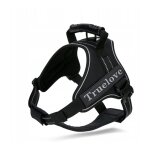 Harnais noir pour chien avec un système de défense puissant truelove s Harnais noir pour chien avec un système de défense puissant truelove s