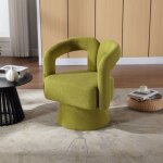 Hauss spole - chaise, pivotante  360, fauteuil, doux et confortable, salon / chambre / bureau, tissu, ...