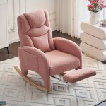Hauss spole - rocking chair, fauteuil  bascule, fauteuil relax rembourr avec repose - pieds, chaise ...