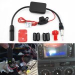 Haute qualit� noir 12 v voiture automobile radio signal amplificateur ant - 208 auto fm antenne booster ...