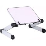 Hauteur et angle rglables lutrin livre, support de lecture avec bras en aluminium et clips de reliure, ...
