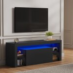 Havenlyhome - meuble tv led 140 cm meuble tv en bois avec 1 tiroirs - pour salon et chambre - 140 x 35 ... Havenlyhome - meuble tv led 140 cm meuble tv en bois avec 1 tiroirs - pour salon et chambre - 140 x 35 ...