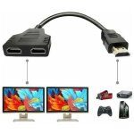 Hdmi splitter adaptateur cable hdmi splitter 1 in 2 out hdmi male