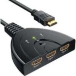 Hdmi switch 1080p, switch hdmi 3 ports commutateur hdmi s�lecteur splitter manuel 3 entr�es � 1 sortie ...