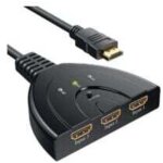 Hdmi switch 1080p, switch hdmi 3 ports commutateur hdmi slecteur splitter manuel 3 entres  1 sortie ...