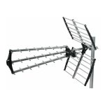 Hdsat - antenne tnt trinappe prémontée gain 18db uhf rateau terrestre toit maison Hdsat - antenne tnt trinappe prémontée gain 18db uhf rateau terrestre toit maison