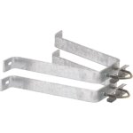 Hdsat paire d'etriers fixation murale dport 30 cm mat antenne tv tnt sat