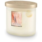 Heart and home - bougie 2 m�ches ellipse caresse de l'ange