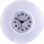 Heaveant horloge murale, horloge de douche salle de bain, mini douche �tanche avec grande ventouse pour ...
