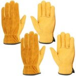 Heavy duty work gloves cut resistant gloves professional work gloves gardening gloves 2 pairs gants de ...