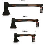 Compactor - hecht jardin set a 3 haches merlin a fendre hachette 30 - 40 - 55 cm longue nr 7