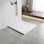 Heilmetz - receveur de douche 90x90cm receveur de douche aspect ardoise antidrapant extra plat durable ...