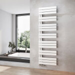 Heilmetz - sche - serviettes 160 x 50 cm radiateur  eau chaude blanc, anti - bactrien, 809w, pour ...