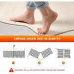 Warmon - heizmatte alu 150 w / m mit thermostat s 100 serie