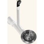 Helika - vidage bonde manuelle vier 1 bac graphite sans siphon