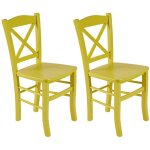 Hellin - chaises en hêtre massif couleur pop (lot de 2) - clayton Hellin - chaises en hêtre massif couleur pop (lot de 2) - clayton