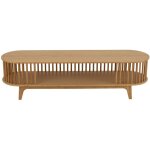 Hellin - meuble tv en bambou naturel l150 - ipanema