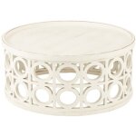 Hellin - table basse ronde sculptée en bois d78 - cahuita Hellin - table basse ronde sculptée en bois d78 - cahuita