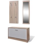 Helloshop26 - armoire � chaussures range chaussures rangement meuble entr�e couloir salon 3 - en - 1 ...