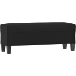 Banc banquette 100 x 35 x 41 cm synth�tique noir