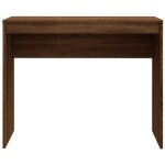 Helloshop26 - bureau table poste de travail meuble d'ordinateur informatique tude chne 90 x 40 x 72 ...