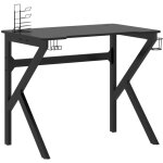 Helloshop26 - bureau table poste de travail meuble d'ordinateur informatique �tude de jeu avec pieds ...