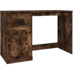 Helloshop26 - bureau table poste de travail meuble d'ordinateur informatique tude avec tiroir chne ...