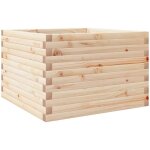 Helloshop26 - jardinière bac lit surélevé plantes fleurs terrasse jardin 70 x 70 x 45, 5 cm bois de pin ... Helloshop26 - jardinière bac lit surélevé plantes fleurs terrasse jardin 70 x 70 x 45, 5 cm bois de pin ...