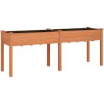 Helloshop26 - jardinière bac lit surélevé plantes fleurs terrasse jardin avec doublure 203 x 53 x 76 ... Helloshop26 - jardinière bac lit surélevé plantes fleurs terrasse jardin avec doublure 203 x 53 x 76 ...